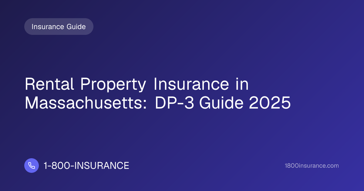 Rental Property Insurance in Massachusetts: DP-3 Guide 2025